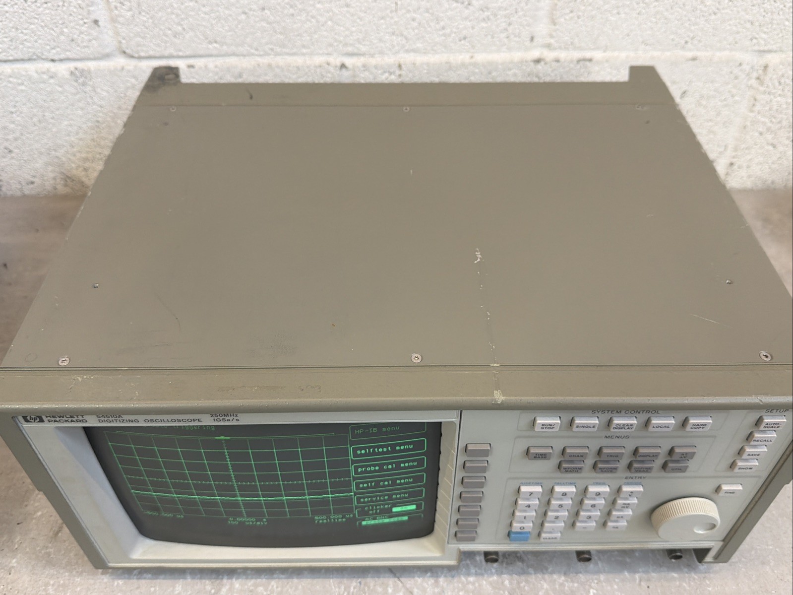 HP 54510A Digitizing Oscilloscope 250MHz 1GSa/s