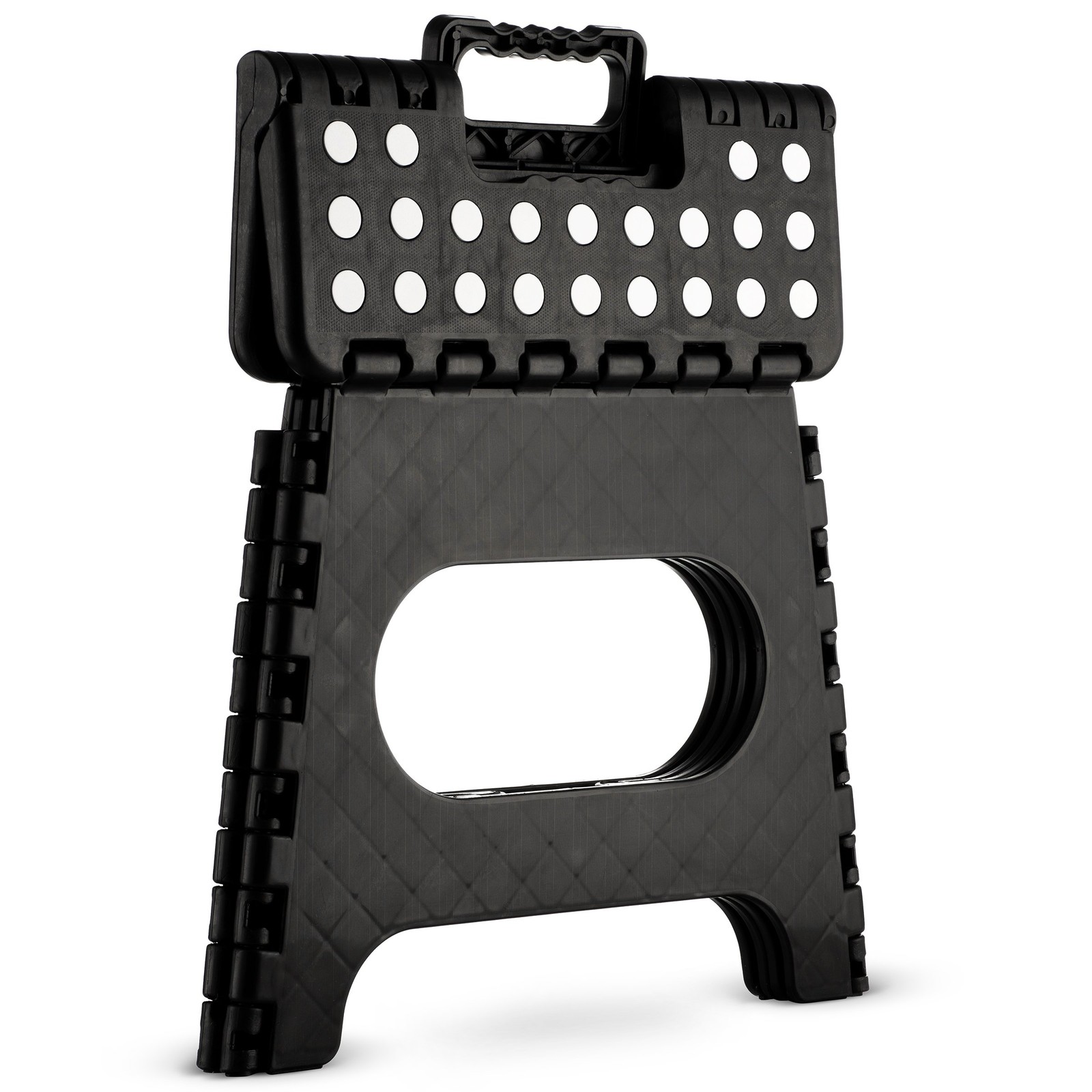 Folding Step Stool - 11" Hight - The Lightweight Step Stool is Sturdy Enough ...