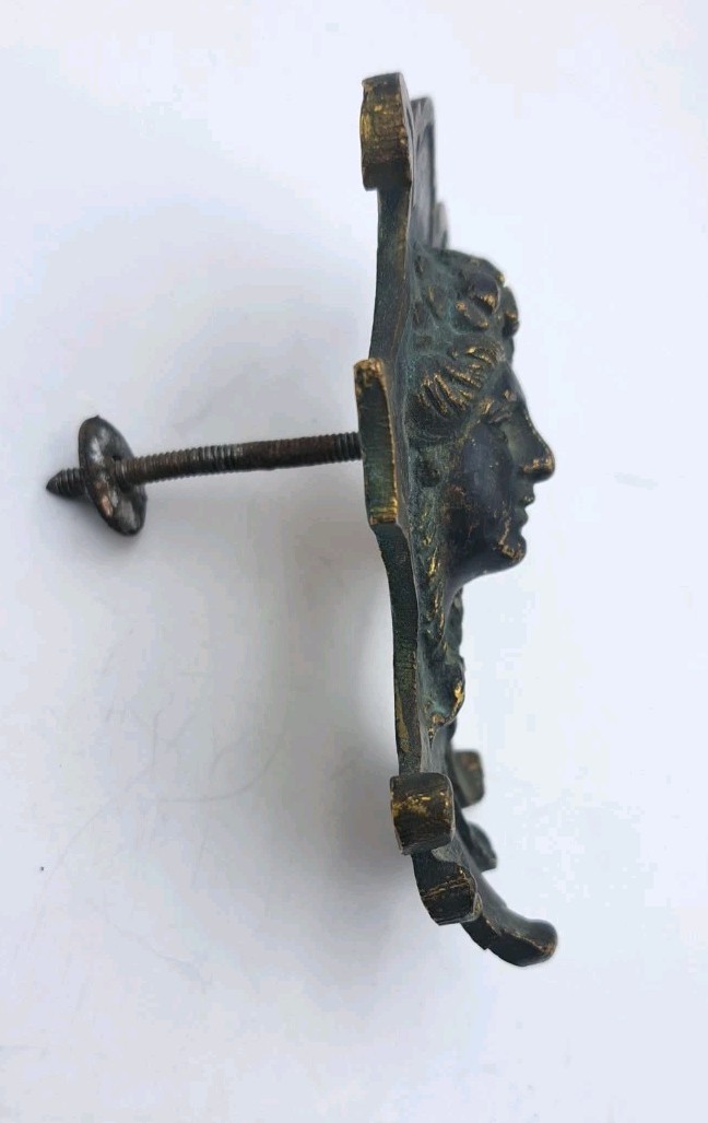 Antique / Vintage Brass Face Furniture Frame Decorative Accents Hardware Decor