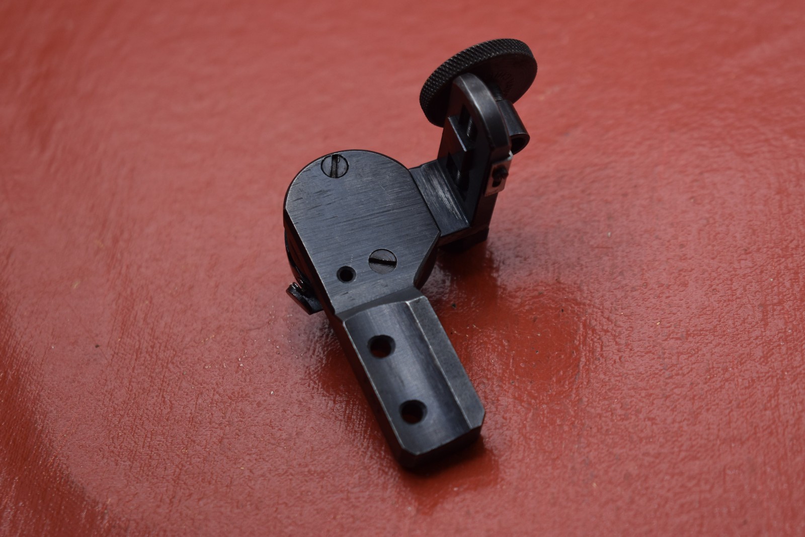 Really nice unknown vaver rear peep target sight no screw NICE