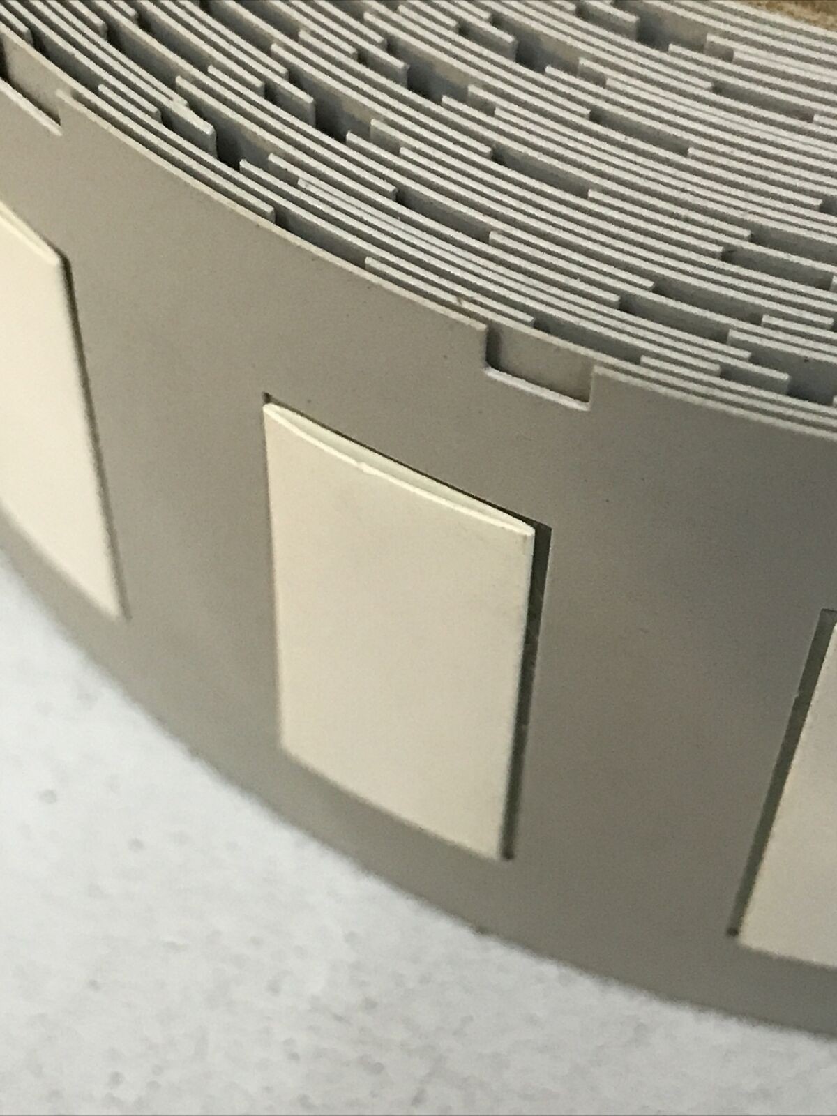 *LOT OF 2 USED ROLLS* Brady PSBXP-211-250 PS Permasleeve Wire Sleeve Labels