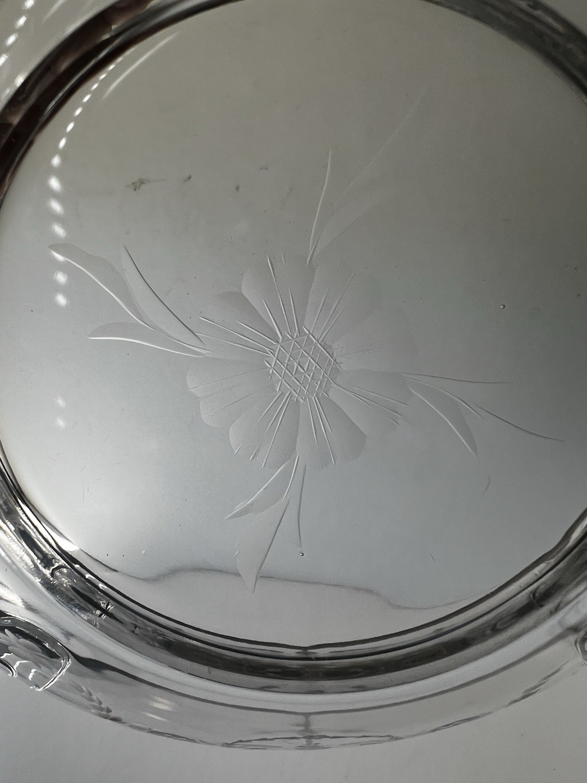 Antique Edwardian Bowl 9” in Diameter With Sterling Silver Inlay Etched 1900’s
