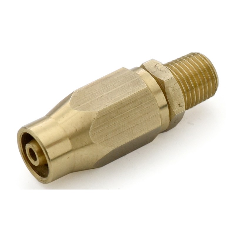 Fast Fix 3/8" Air Hose Assembly Repair Fitting - 1/4" MNPT Fixed