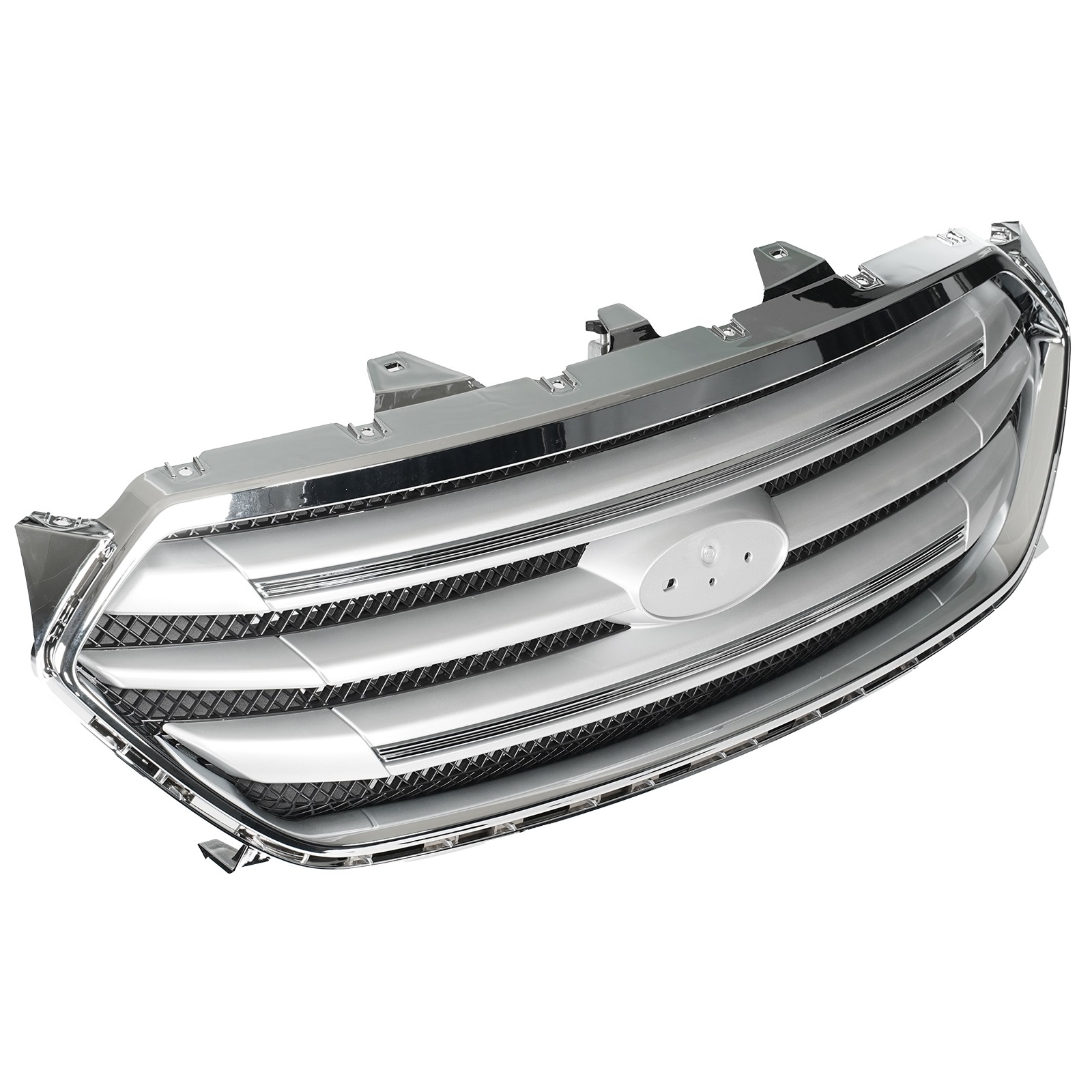 Front Bumper Cover Grille Assembly For 2013-2019 Ford Taurus SE | SEL | Limited