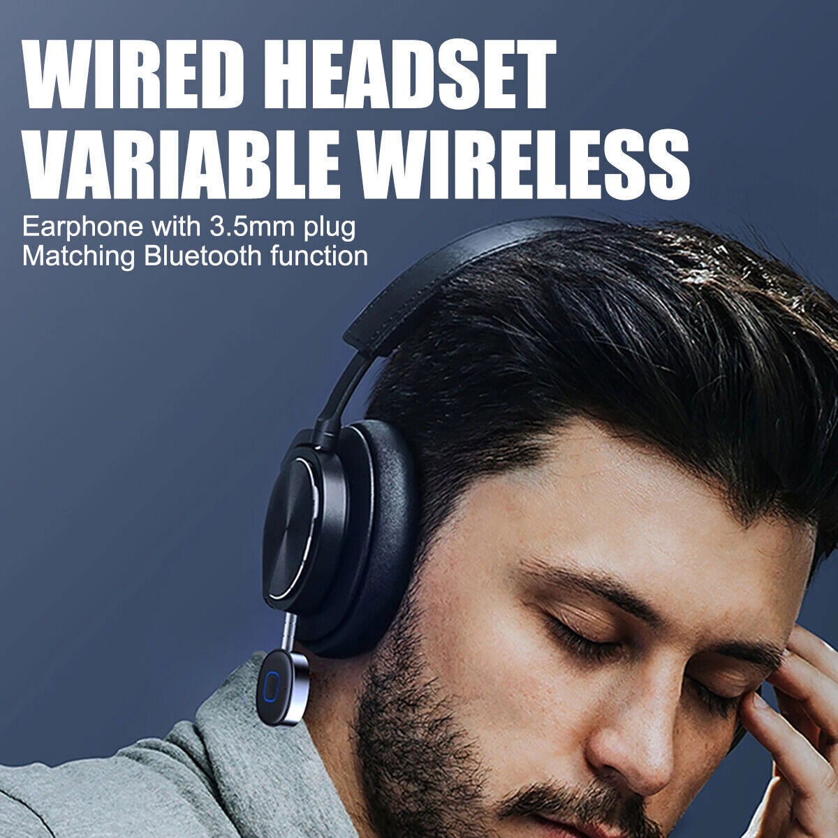 Portable 3.5mm Aux Car Adapter Bluetooth Wireless Audio Receiver Car/Home Stereo