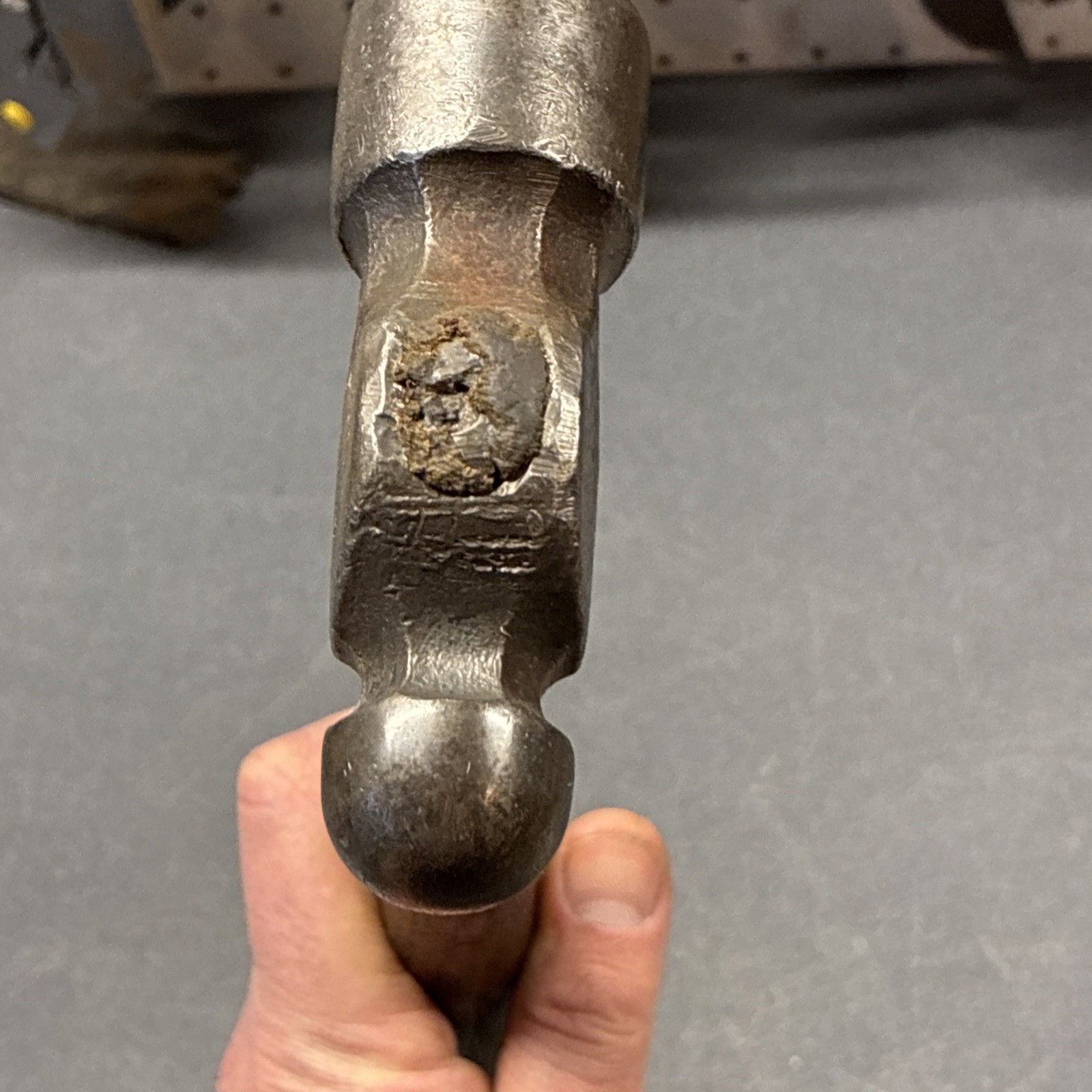 Vintage 1930’s Craftsman Ball Peen Hammer 20 Oz Head Oval Logo