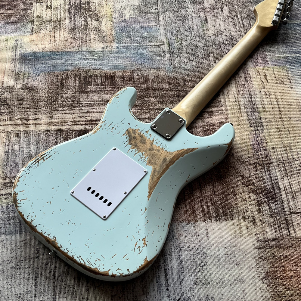 Custom Shop Blue Handed relics aged Electric Guitar USA in stock free shipping