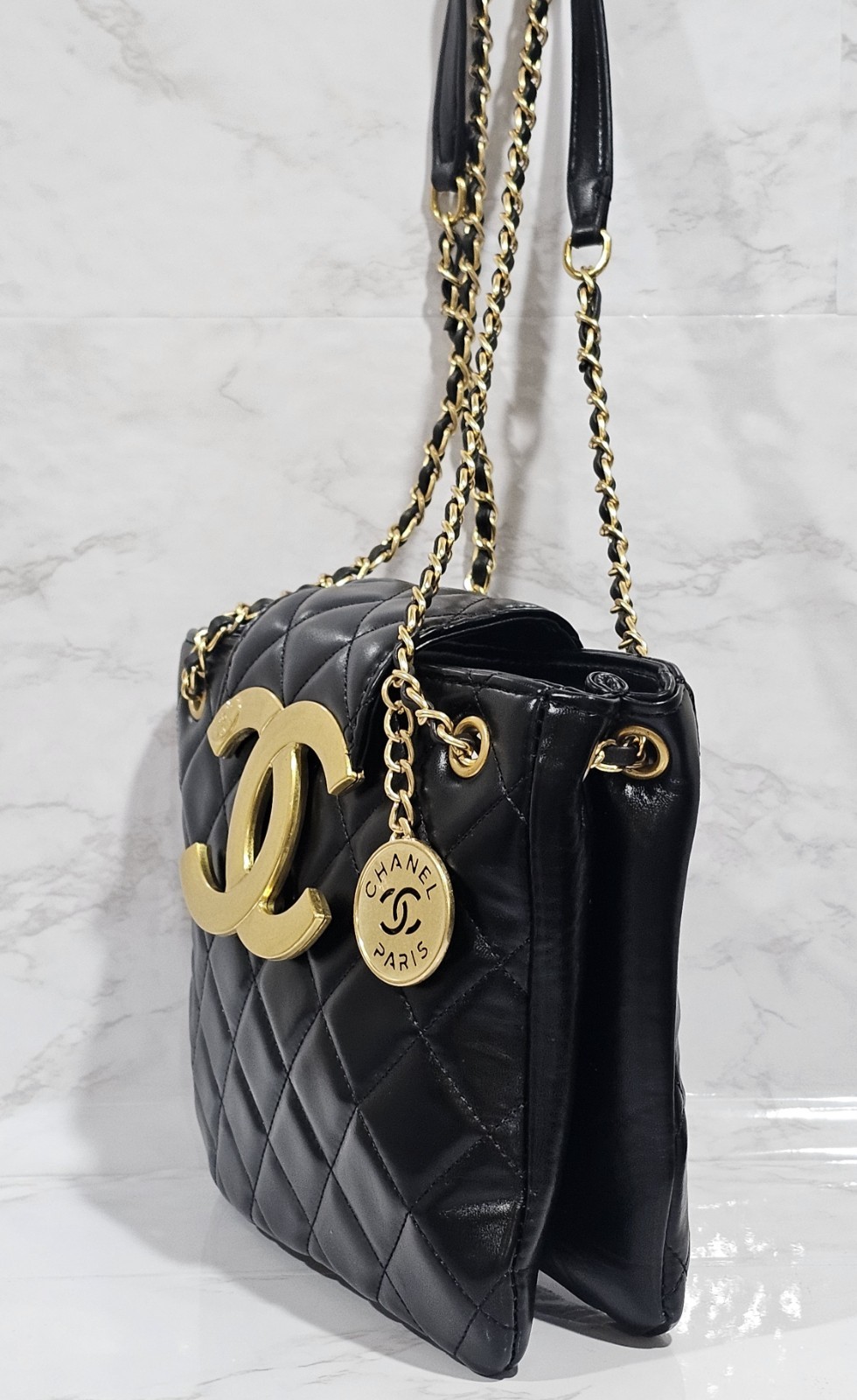 Chanel Makeup Black Quilted CC Bag - VIP Gift