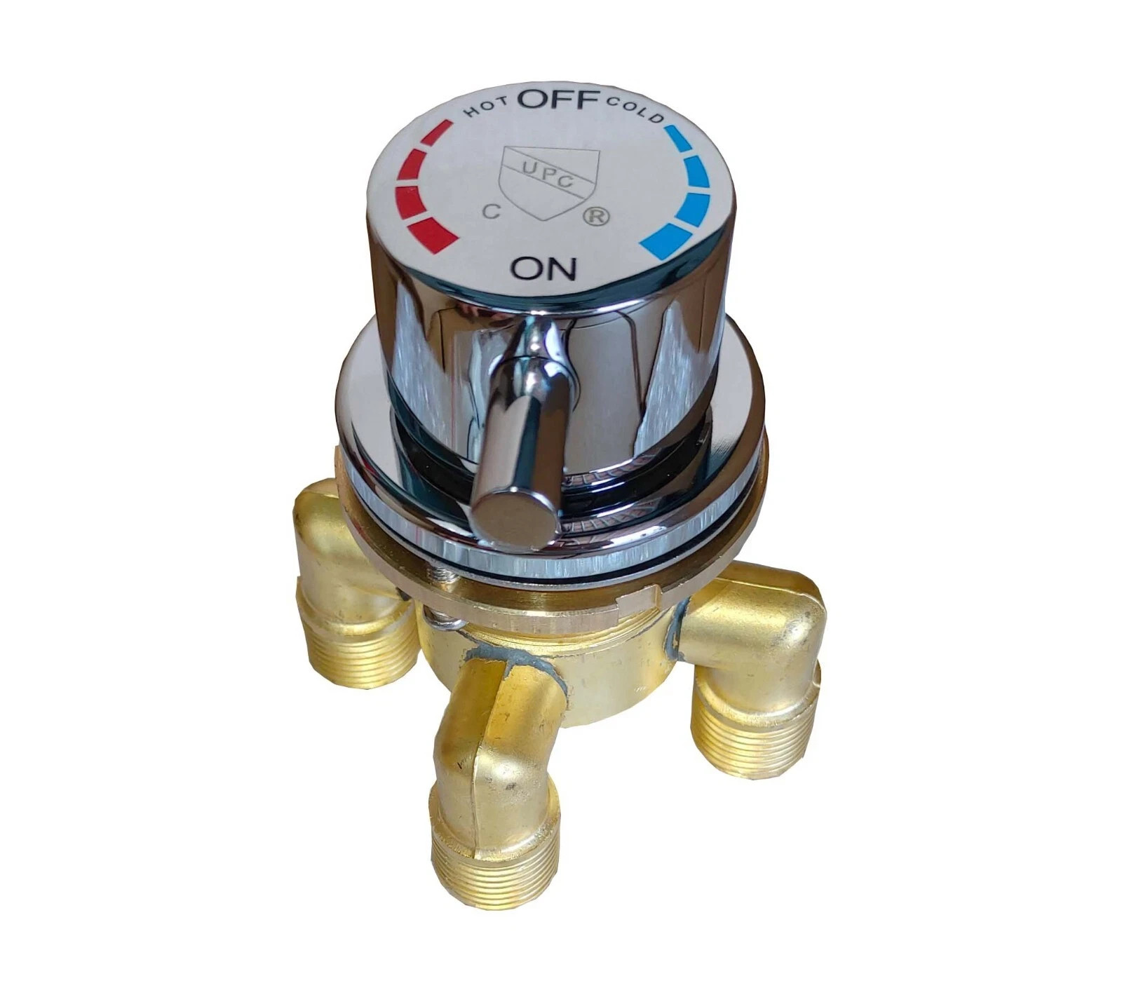 PEDICURE SPA CHAIR FAUCET 3 WAY HOT AND COLD MIXER VALVE