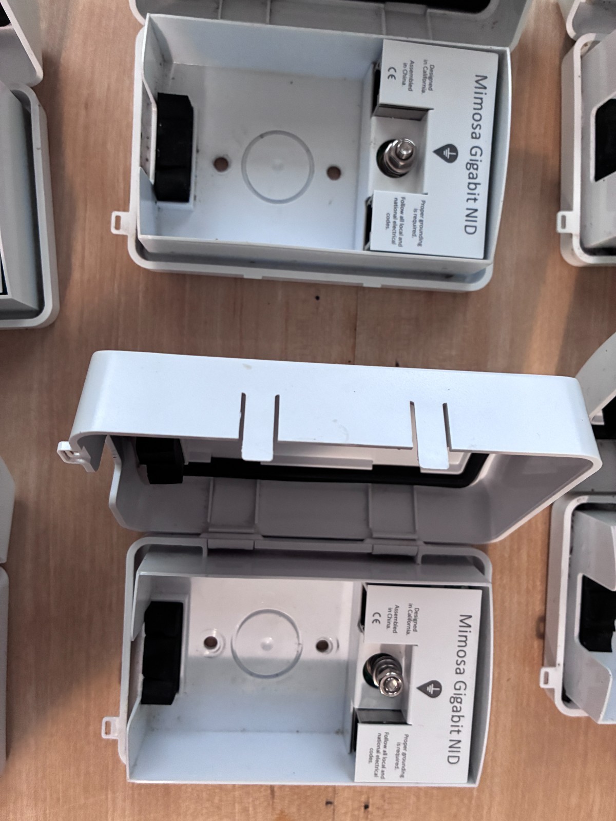 Lot of 12: Mimosa NID Gigabit Network Interface Device ESD Surge Protection used