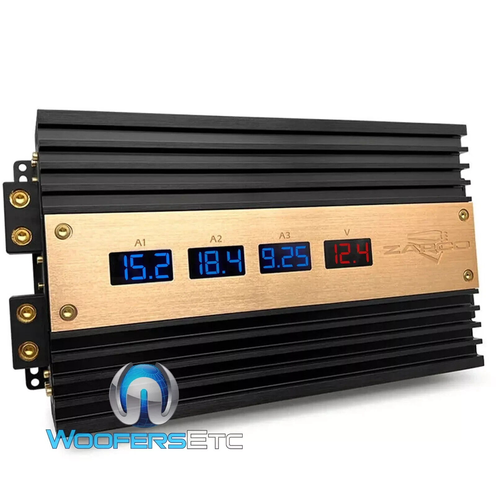 ZAPCO Z-CB100F 100 FARAD SUPER CAPACITOR 4 LCD FOR AMPLIFIER & VOLTAGE DISPLAY