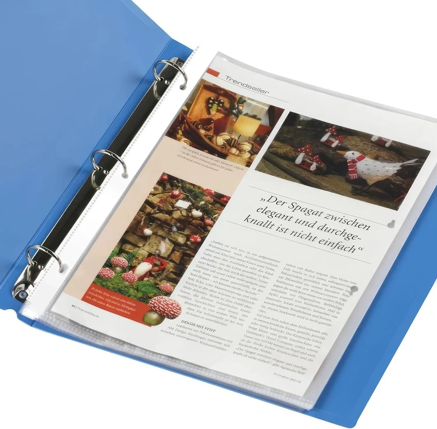 50 Clear Sheet Protectors 8.5x11 Plastic Sleeves for 3-Ring Binder Pages