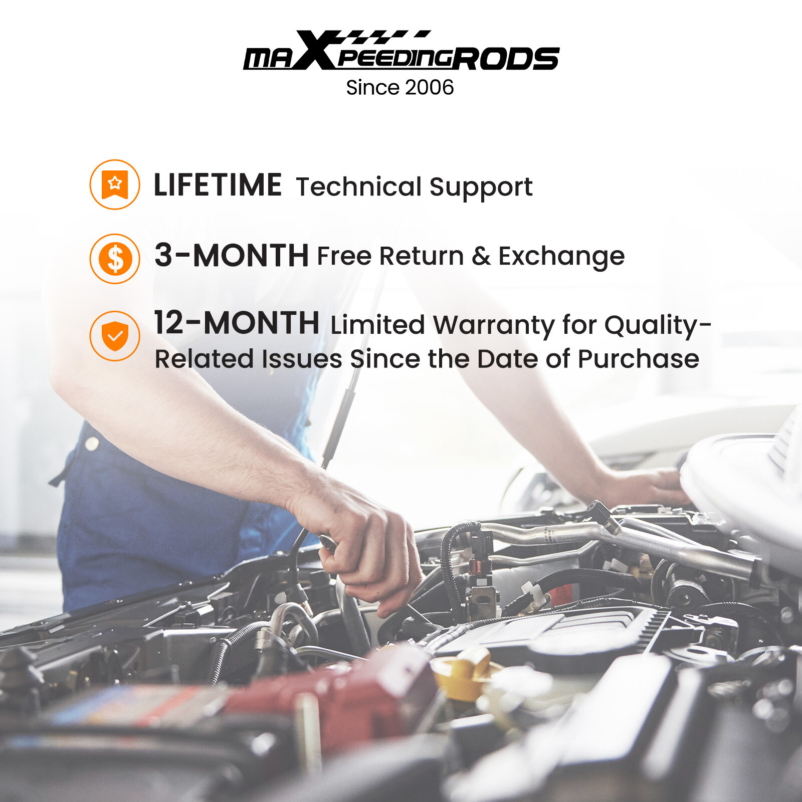 Anti-Roll Bar Kit 24"-36" Chromoly Frame Rail Width, 10.2" Arms