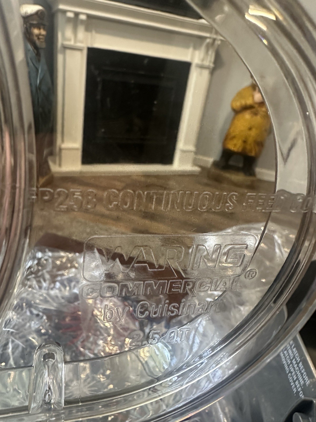 Waring Continuous Feed Commercial Processor. Fp-257 Chute, Fp258 Cover Fp259