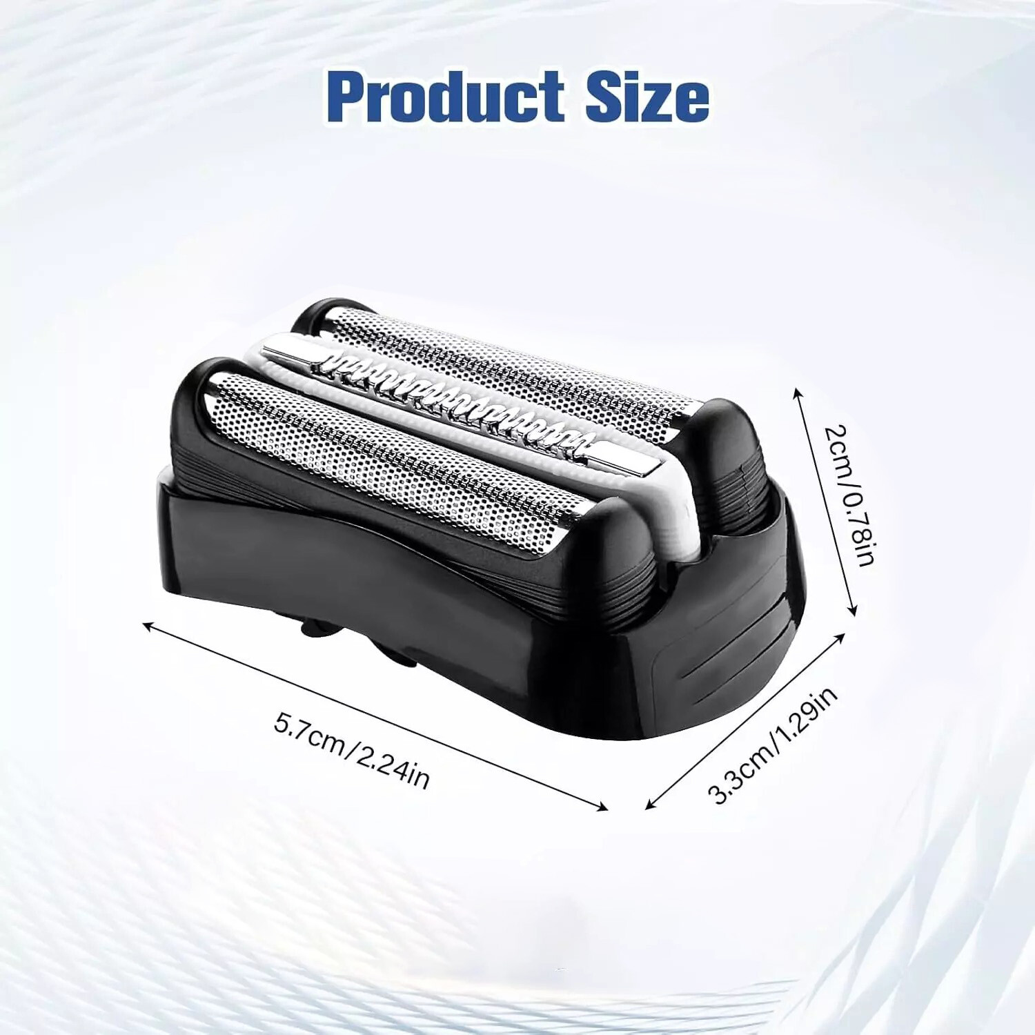 2PCS For Braun Series 3 32B Electric Shaver Replacement Foil Head 3040s 380 3080