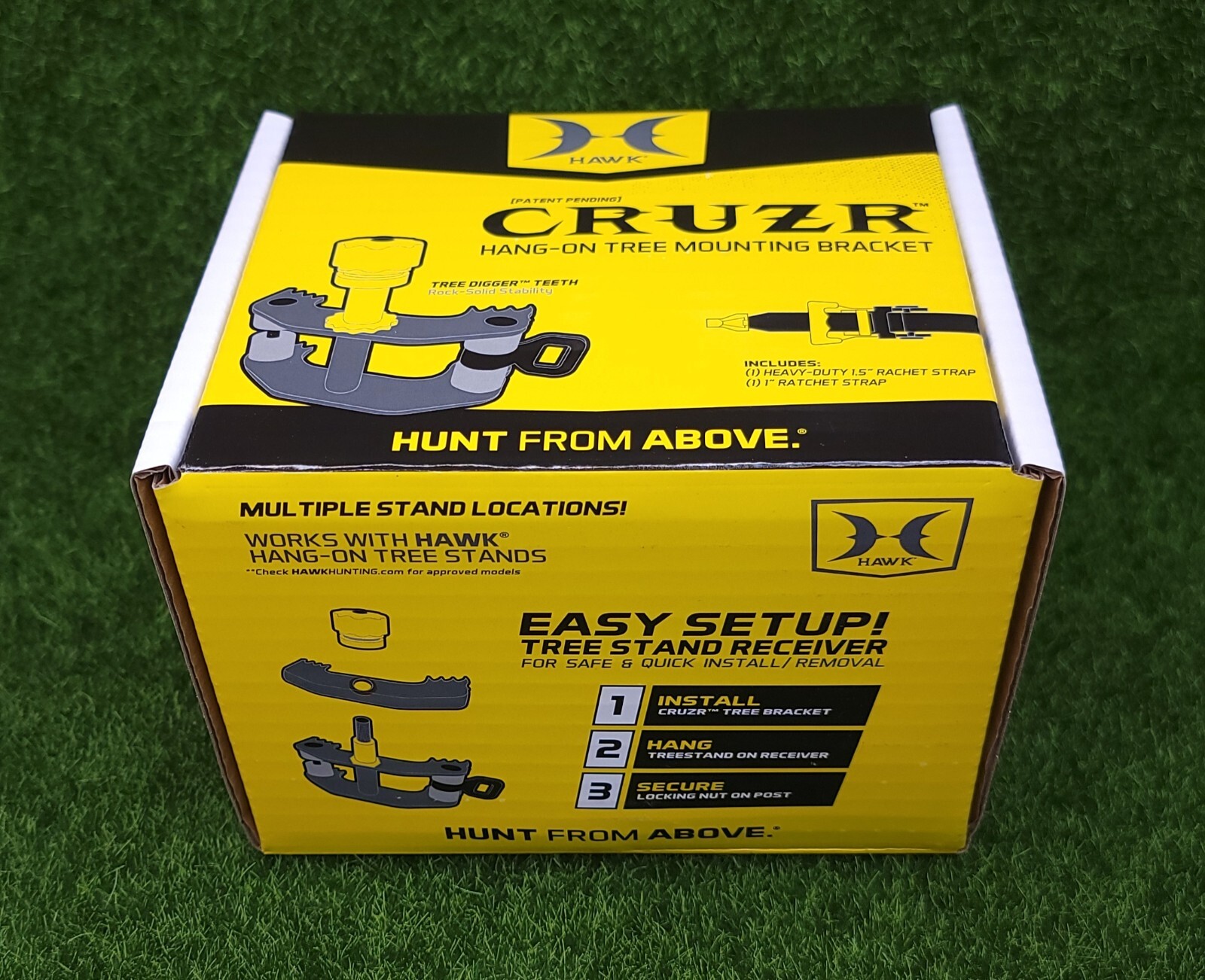 Hawk CRUZR Hang-On Tree Mounting Bracket, Steel, Chaos AE Camo - HWK-HA2026