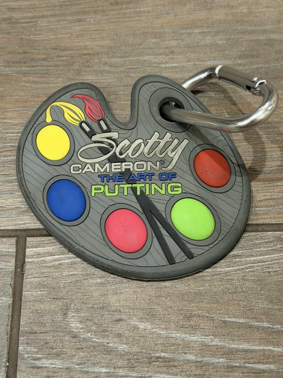 Rare Scotty Cameron The Art of Putting Painters Palette Putting Disc