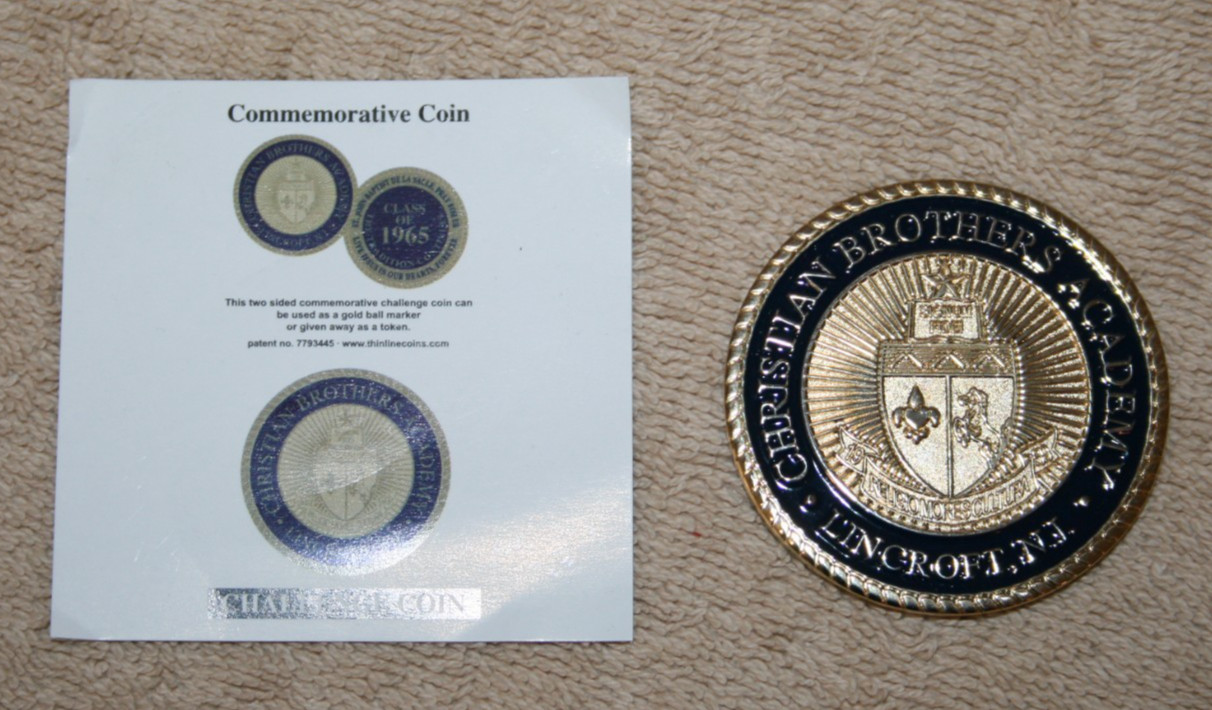 Christian Brothers Academy, Lincroft, NJ Class of 1965/2015 Challenge Coin