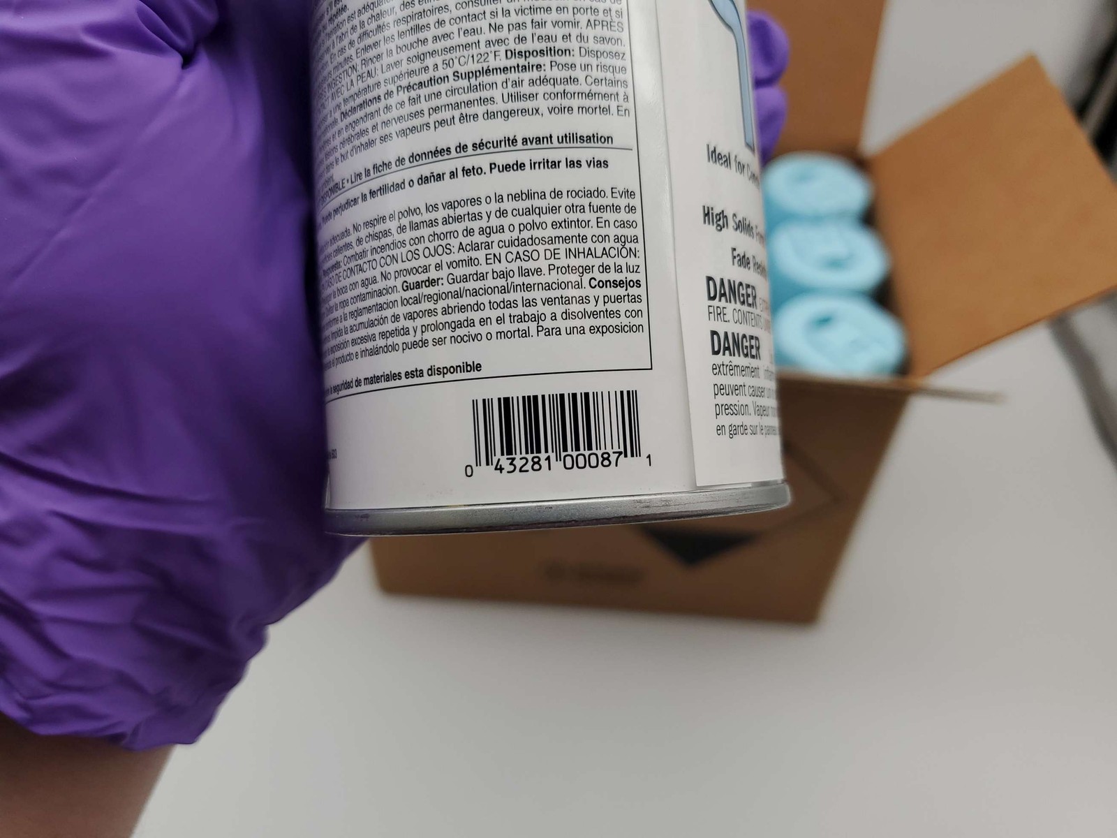 Seymour Inverted Marking Spray Paint Light Blue 16 Oz 16-659 Pack of 12 Cans