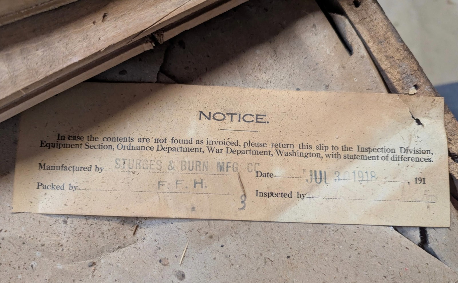 Original WWI Model of 1916 Bacon Tin Can Ration Meat Tin AEF US Army Pristine!