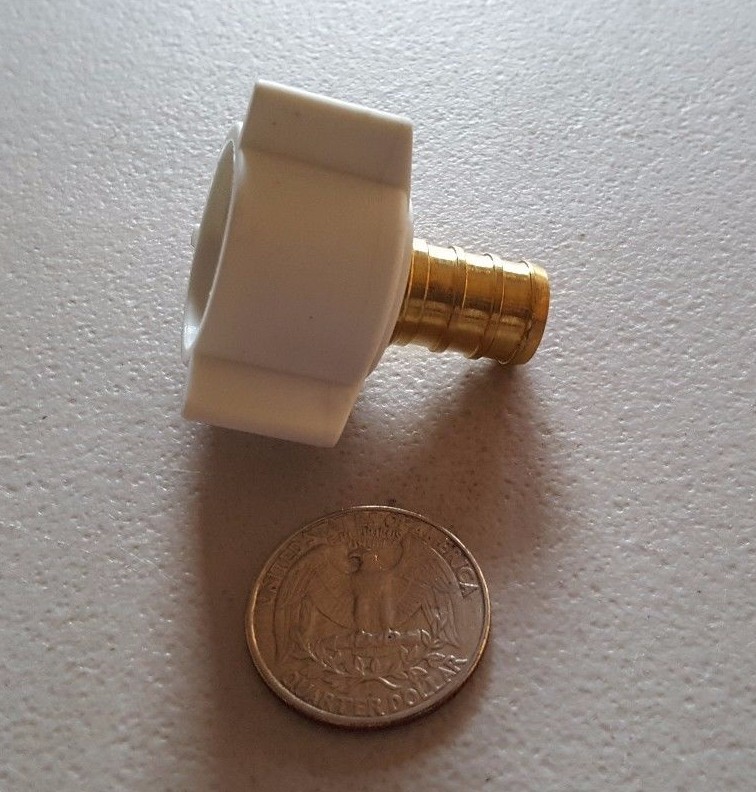 10 Pcs. 1/2" Pex X 1/2" Female Swivel Adapter, 1/2" Pex Female Swivel 25-2-1=10