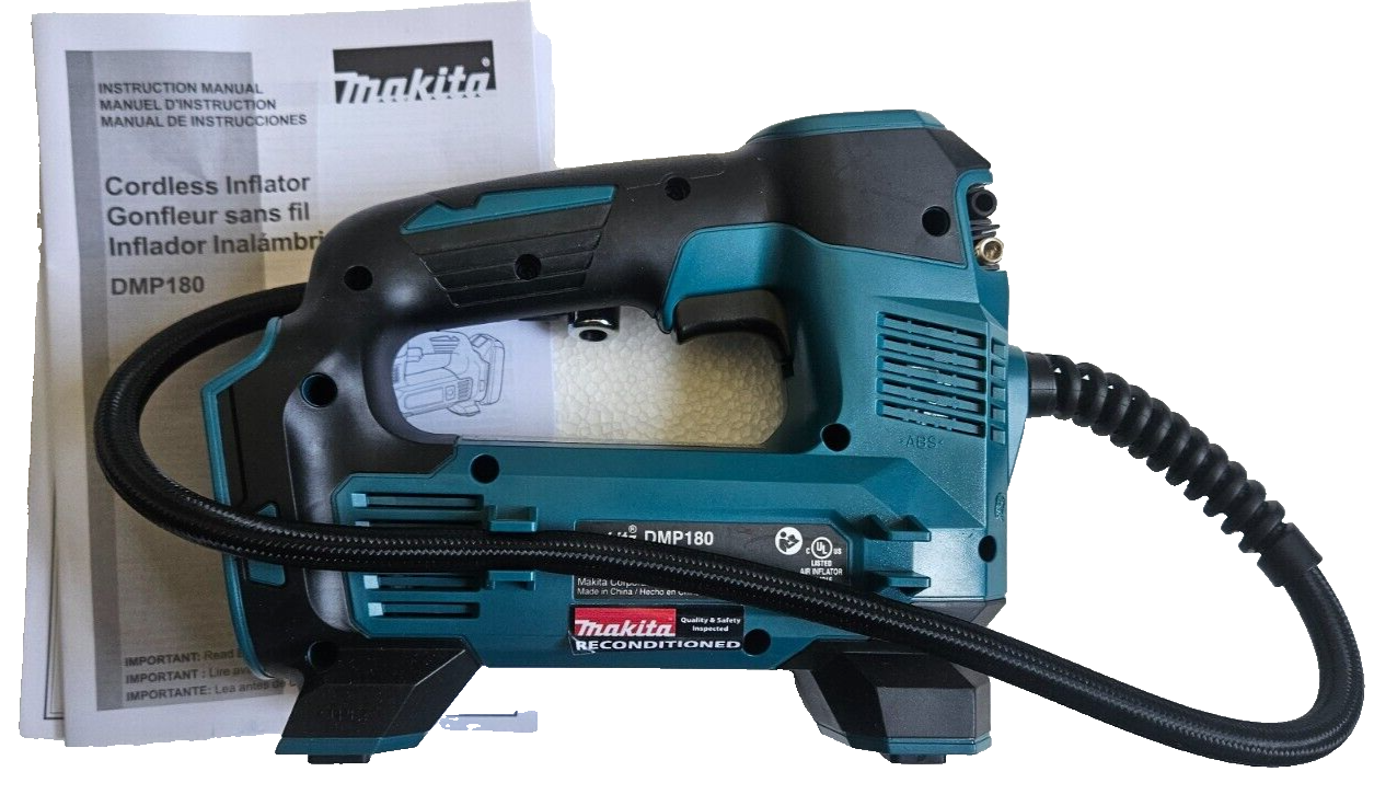 Makita DMP180ZX 18V Lithium-Ion Cordless Inflator, Bare Tool Only