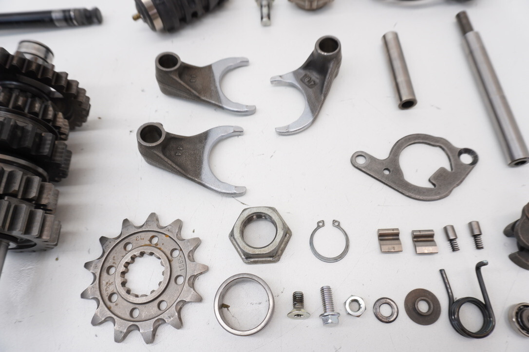 2008 KX450F Transmission OEM Tranny Gears Shaft Shift Drum Forks Kawasaki 07-11