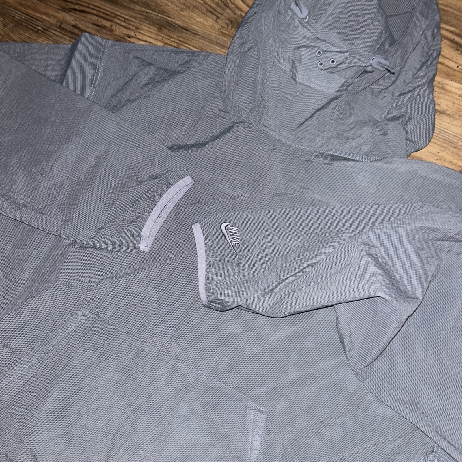 Nike Tech Pack Woven Mesh Pullover Mens Large Lightweight FN2632-068 MSRP $130