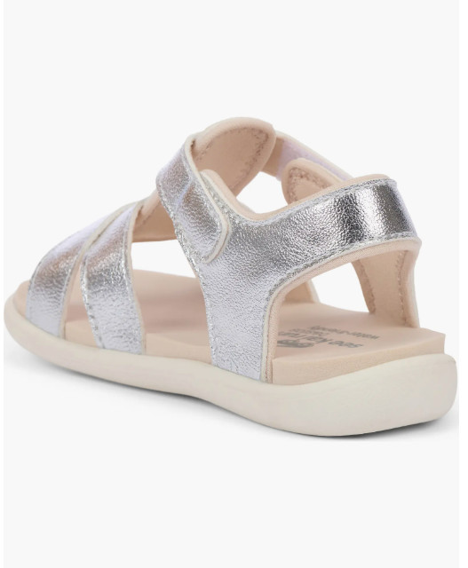 See Kai Run Basics Toddler Shayna Sandals Silver - CHOOSE SIZE
