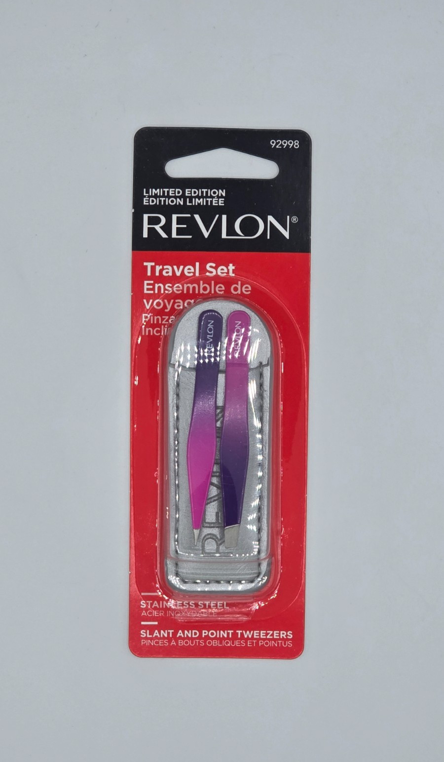Revlon Travel Set Slant and Pint Tweezers - 92998