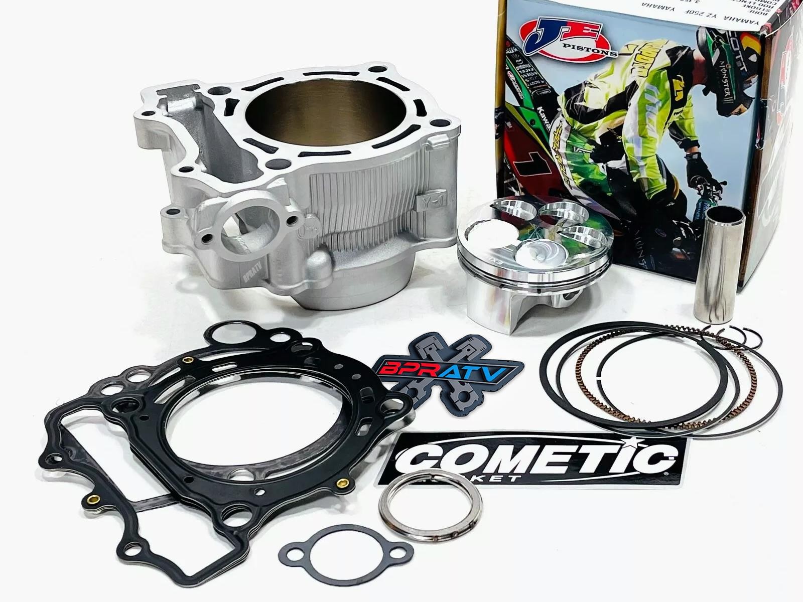 01-13 YZ250F Top End Rebuild Kit 77mm Stock Bore Replacement Cylinder Piston Kit