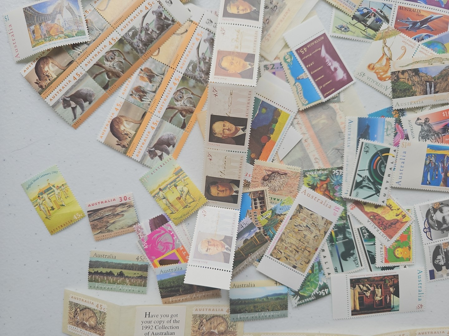 Collection Of Australia Mint Stamps MNH Values For 30c To $2