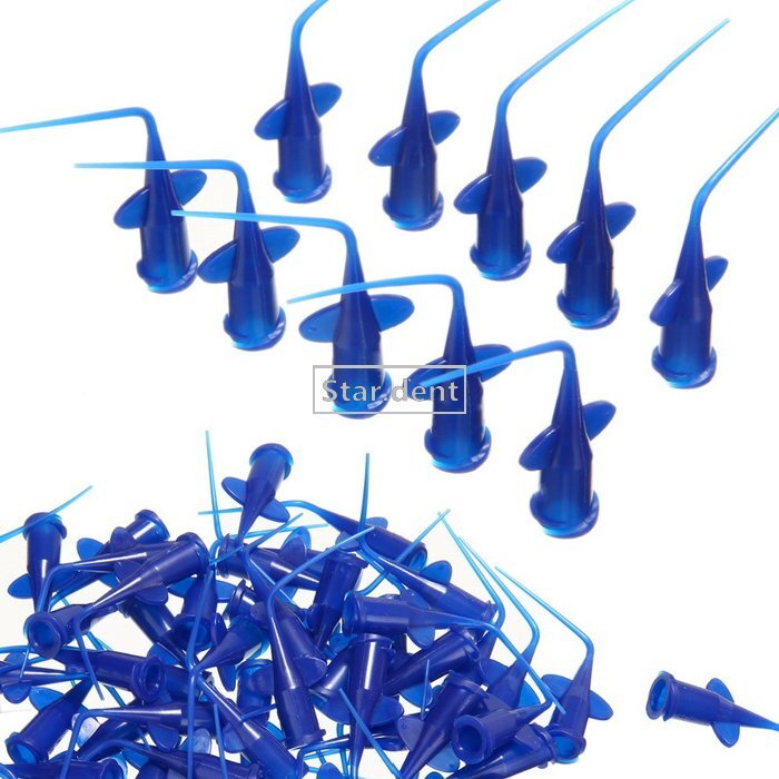 Dental Root Canal Endo Irrigation tip Prebent Syringe Tips Needle 0.25/0.35mm