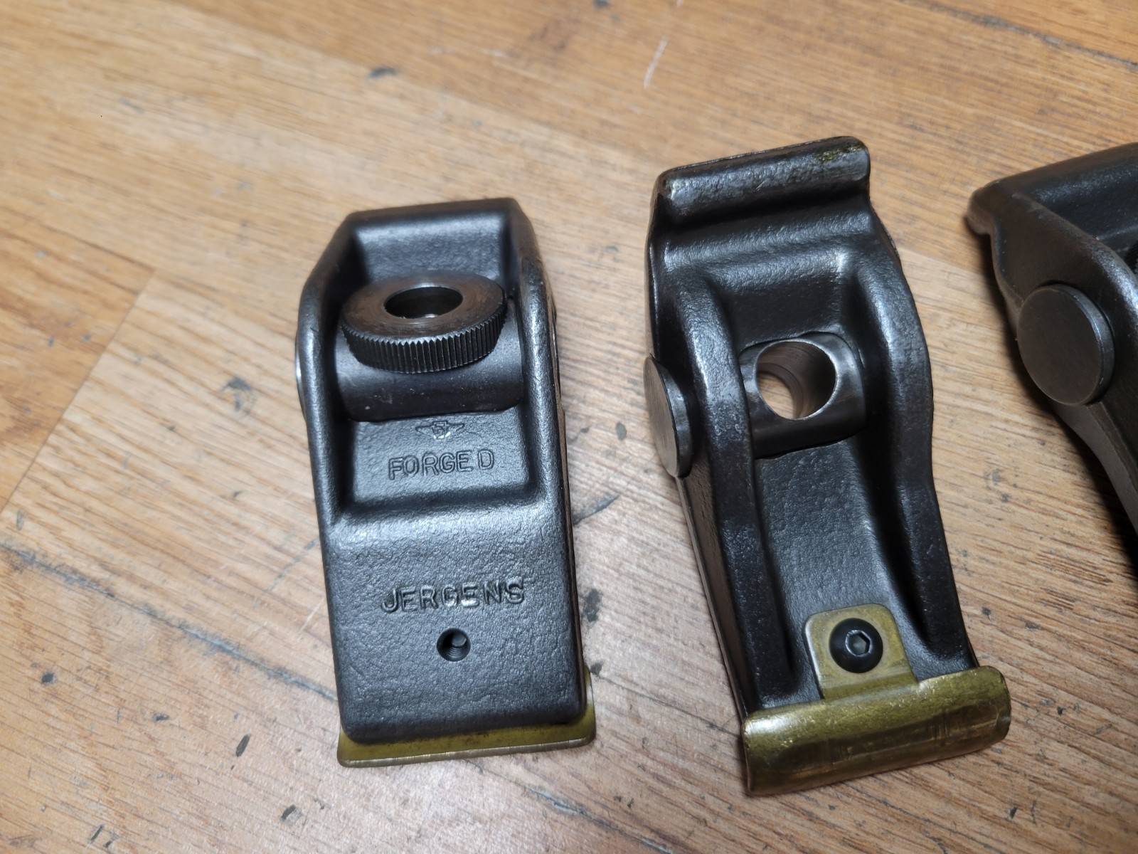 LOT OF 4 JERGENS SELF CENTERING HEEL CLAMP 4 "