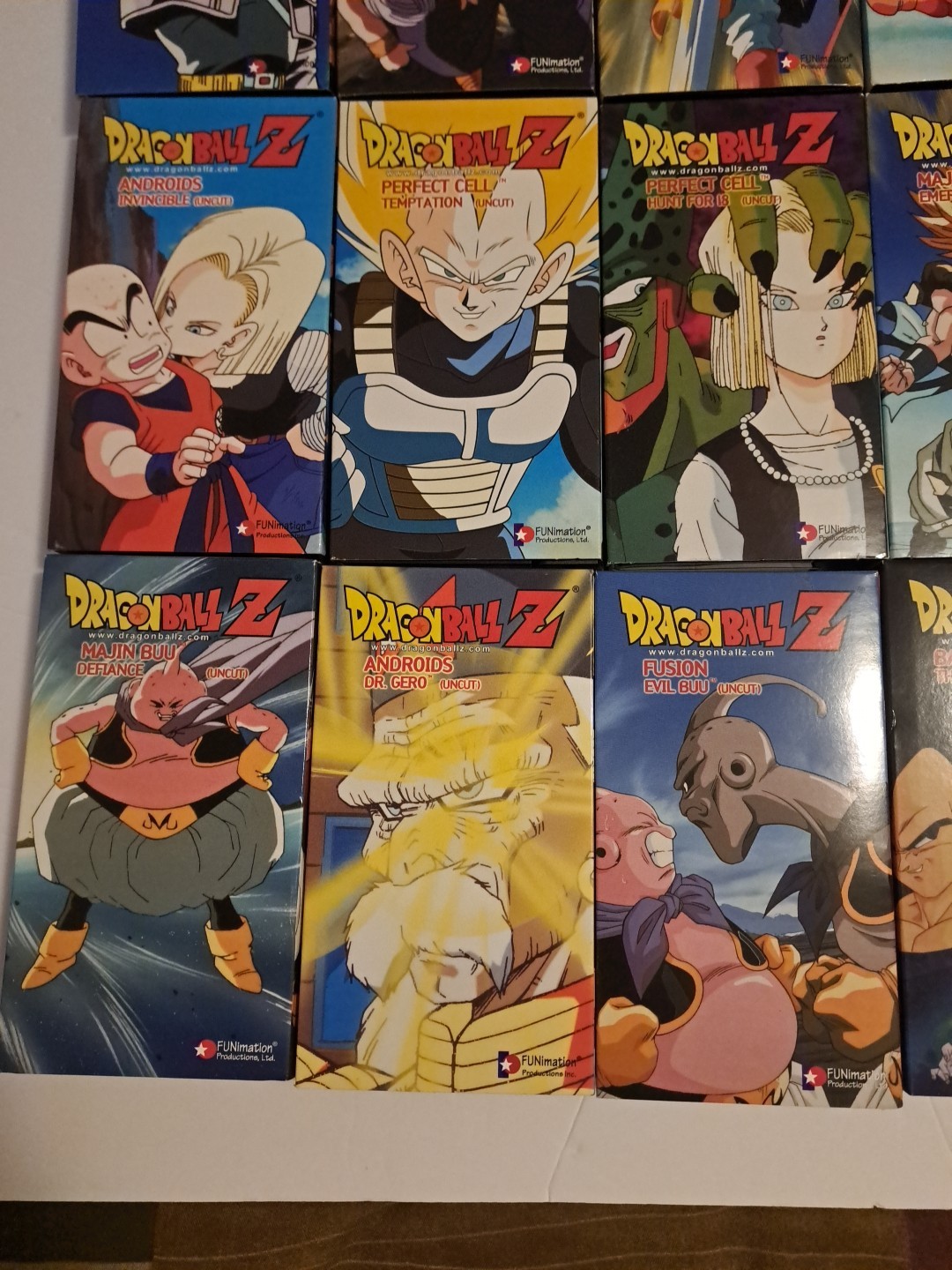 Dragon ball Z VHS Lot Of 25 Great Condition 11 Uncut