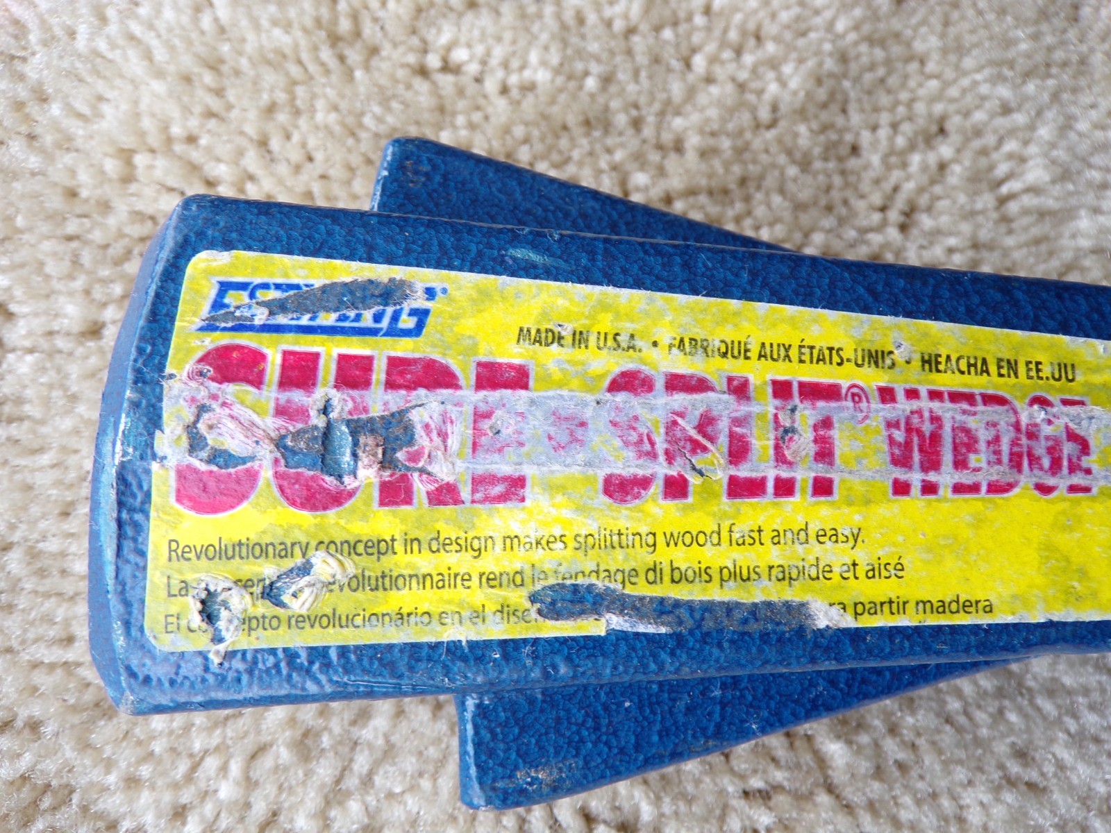 ESTWING E5 Sure Split Wedge Wood Splitting Tool with Forged Steel 5-Pound @h16