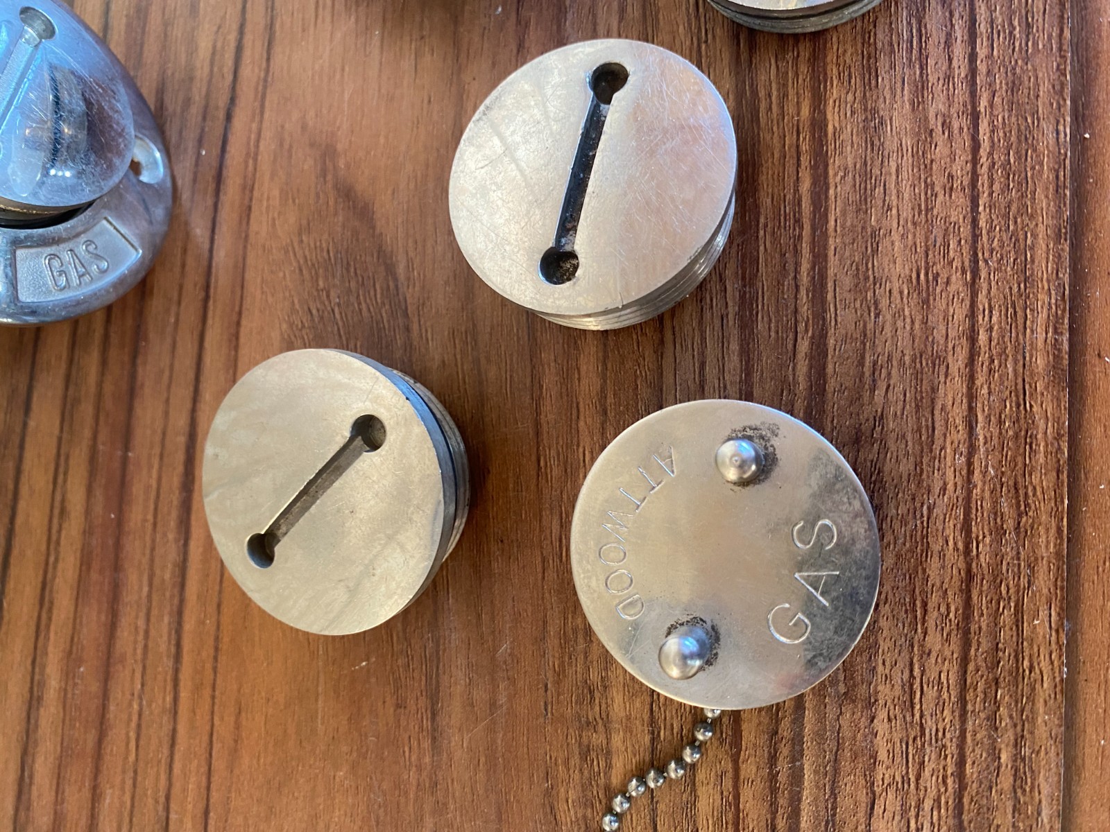 6 Fuel Cap Boat Marine Gas Tank Deck Fill Filler Lot MIXED LOT