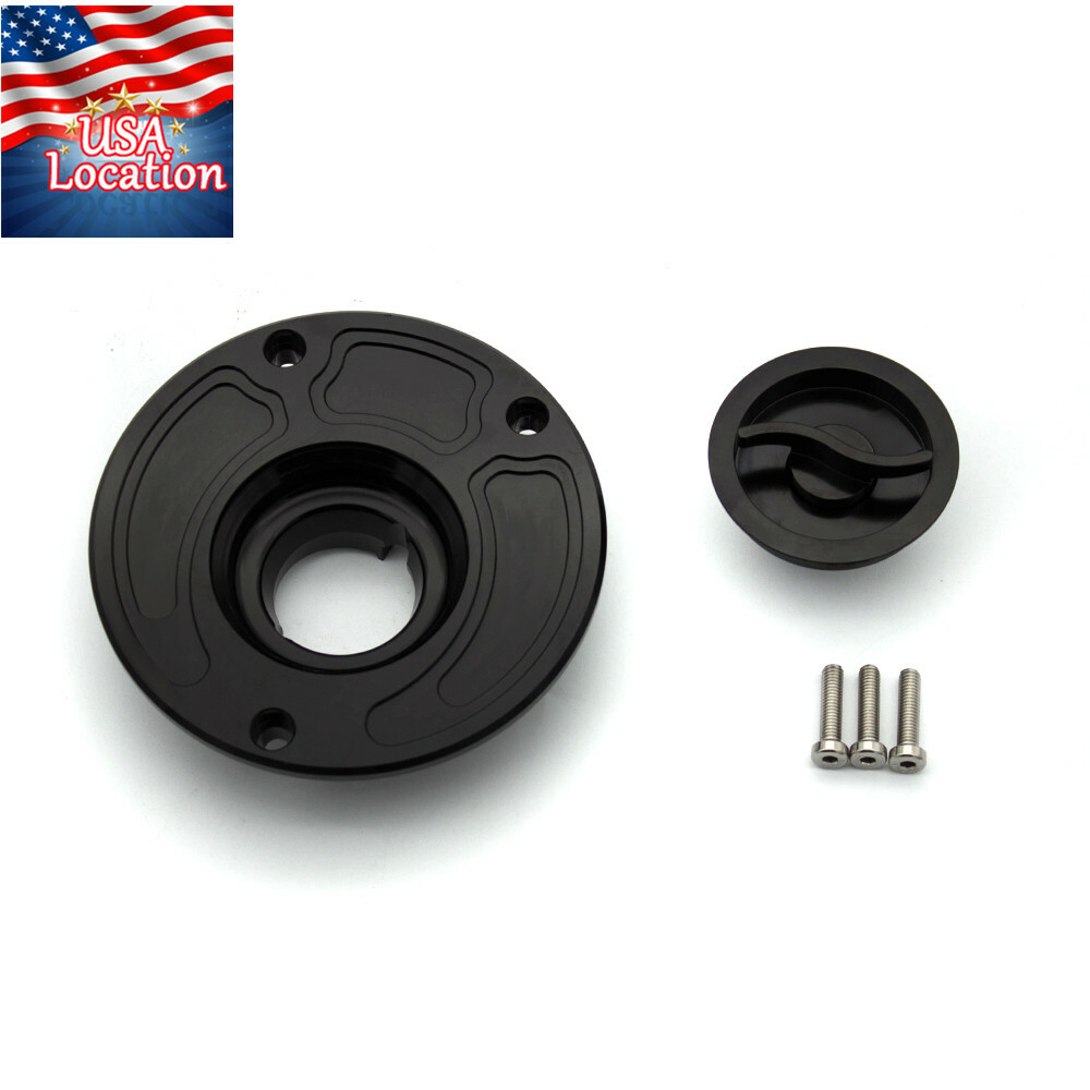 For Ninja ZX6R ZX636 2003-2006 ZX10R 2004-2005 CNC Gas Cap Tank Fuel Cover Oil