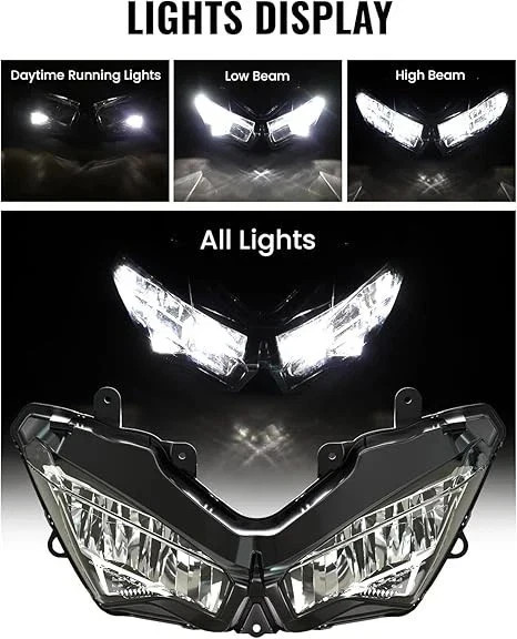 LED Headlight Kawasaki Ninja 400/650 Versys 650/1000 Hi/Low Beam DRL