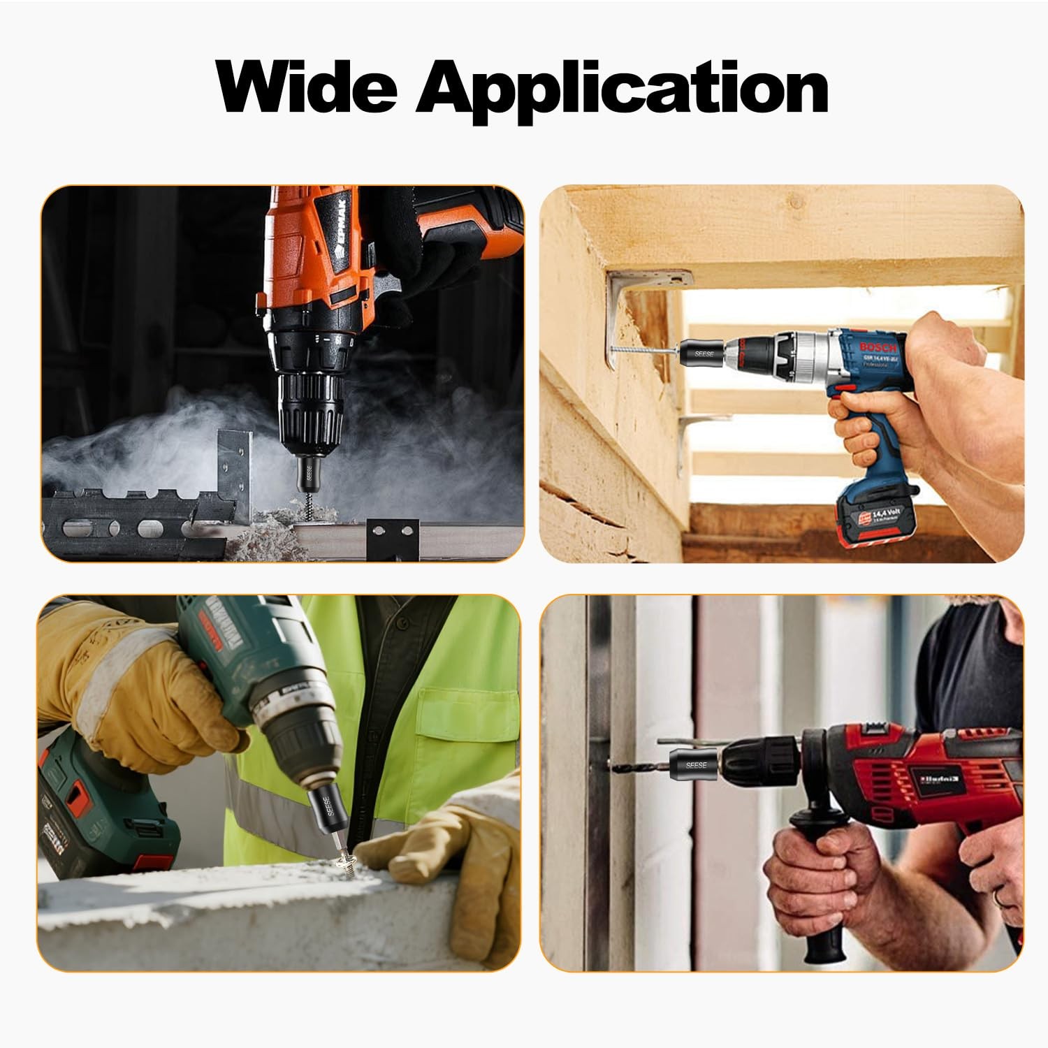 SEESE Strong Magnetic Screw Ring: 1/4 Inch/ 6.35 mm Universal Screw...