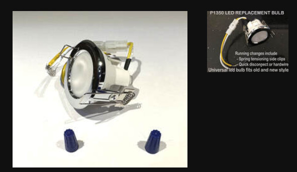 Vent-A-Hood replacement standard equipment OEM LED light bulb P1350 NEW