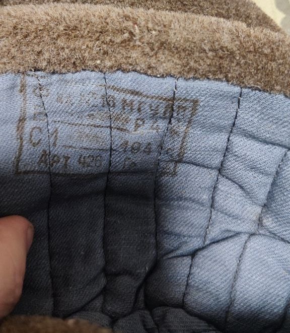 ORIGINAL WW2 RKKA RED ARMY SOLDIER OFFICER WINTER CAP USHANKA RARE 1940s