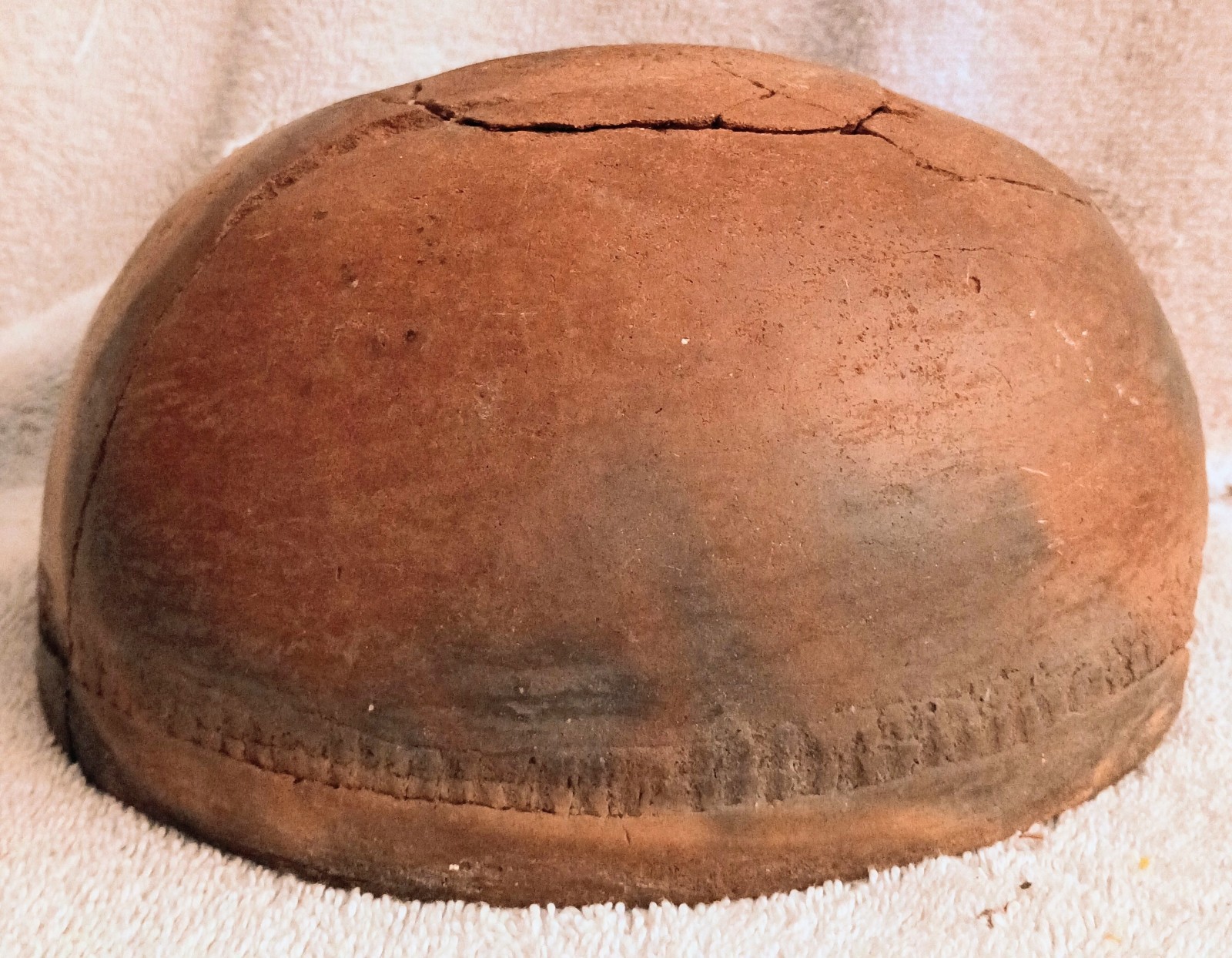 Great Antique Ancestral Pueblo Onion Skin Bowl