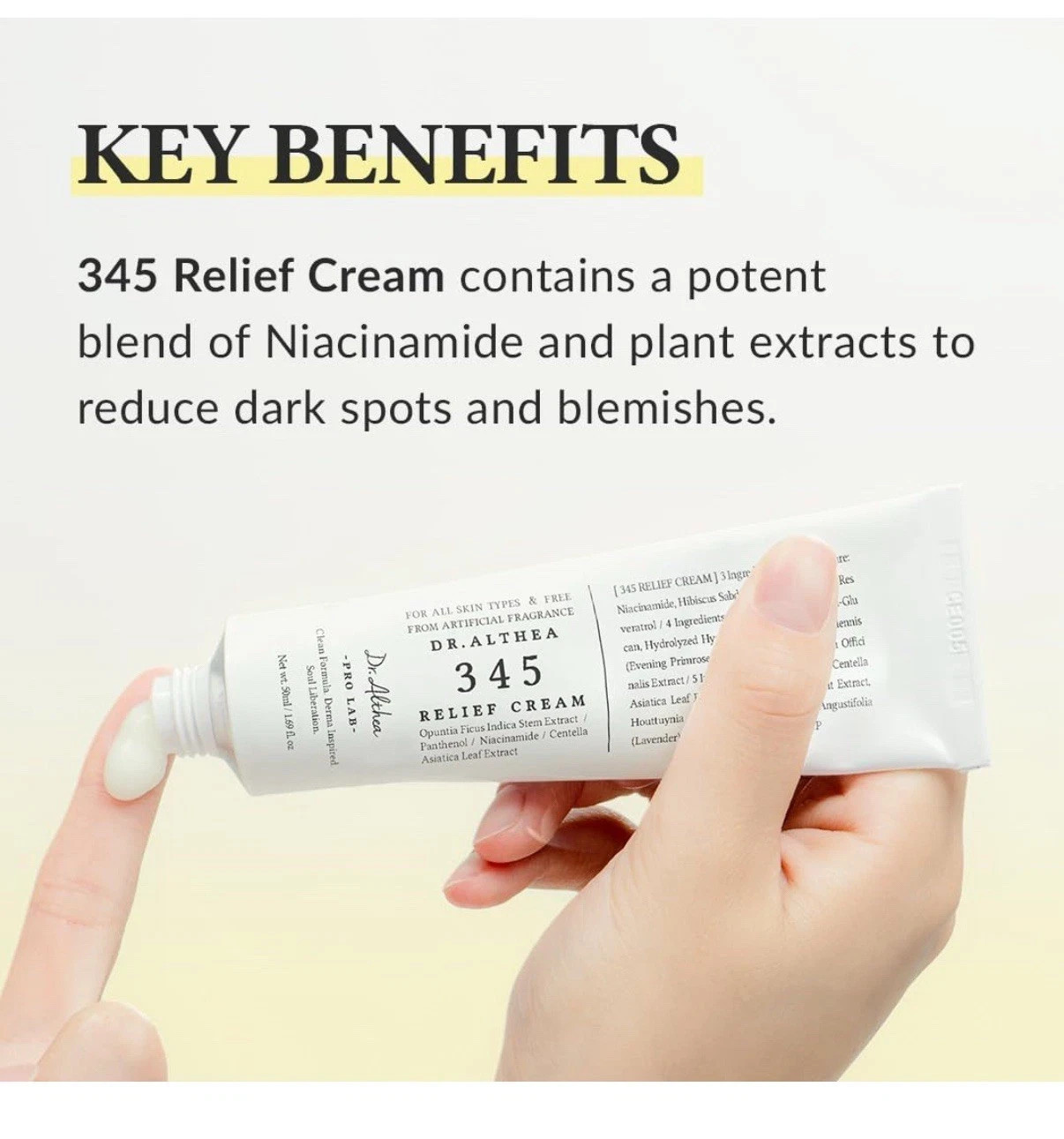 [2 PACK] Dr. Althea 345 Relief Daily Face Moisturizer Cream 50ml 1.69 fl oz