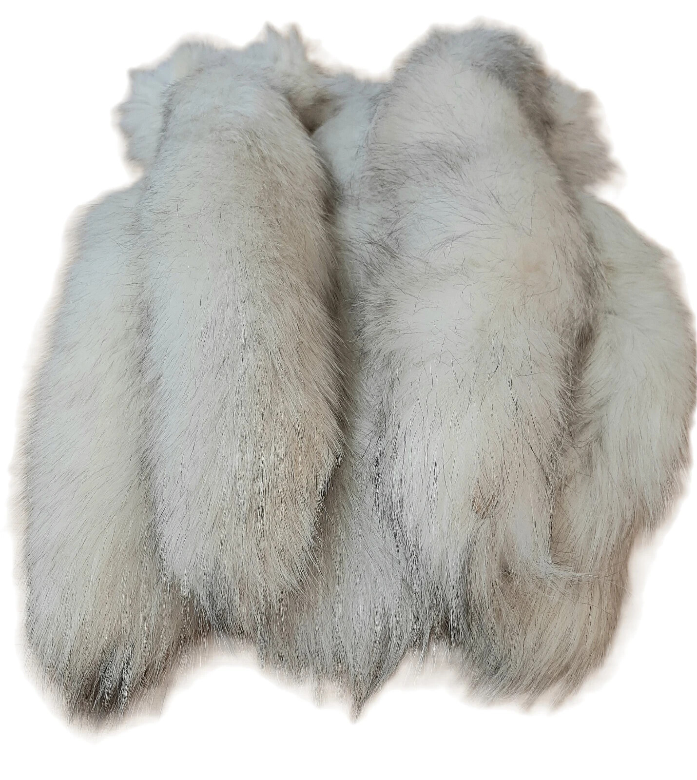 Shadow White Fox Tail 14-17"