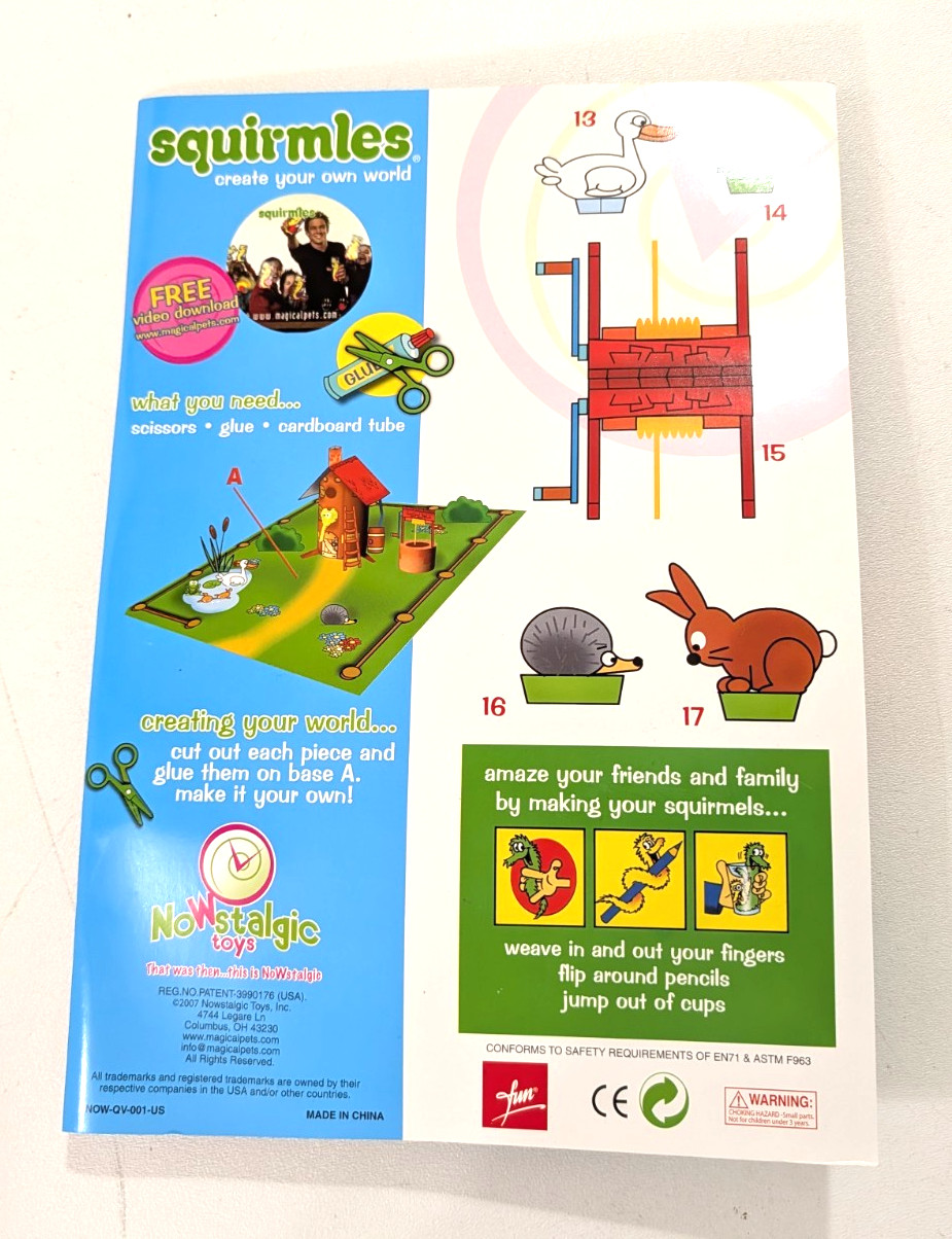 Squirmles The Magical Pet 4 Pack The Original New Create Your World