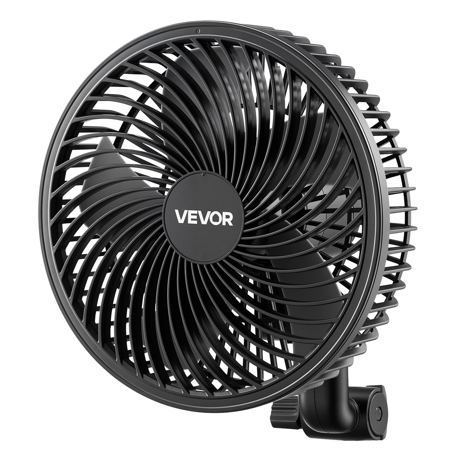 VEVOR Grow Tent Clip-On Plant Fan, Rechargeable USB, 2-Pack