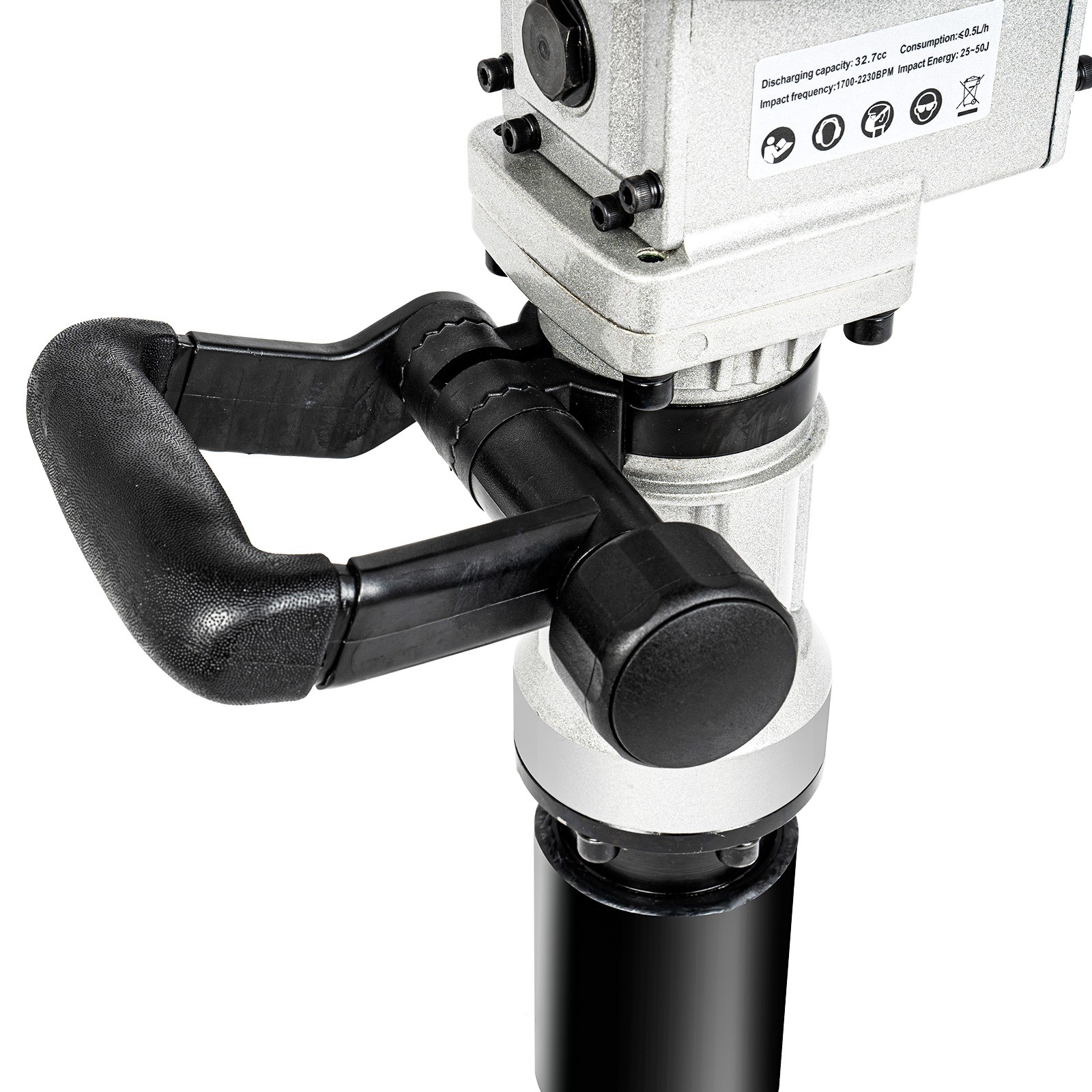 2Stroke 32.7cc Pile Driver Gas Powered Fence T Post Driver Motor Jack Hammer Kit