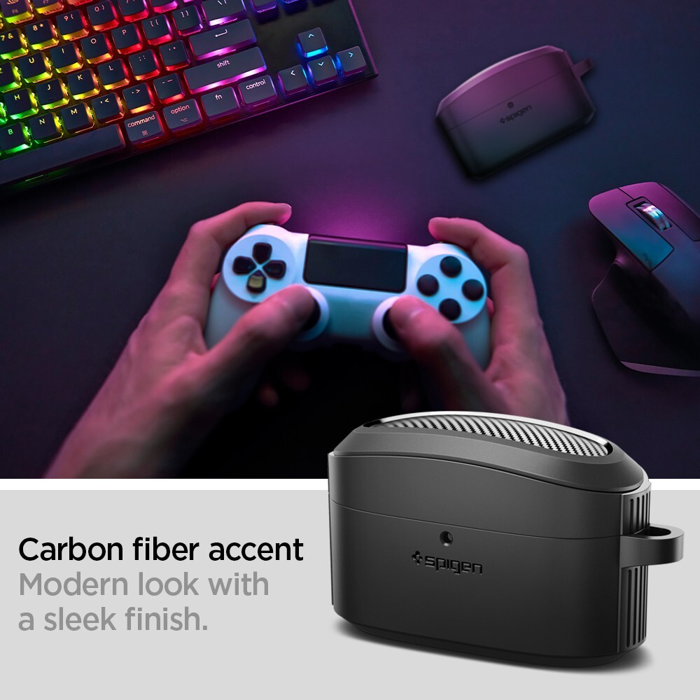 For Sony WF-1000XM5 Earbuds | Spigen Rugged Armor Earbuds Case