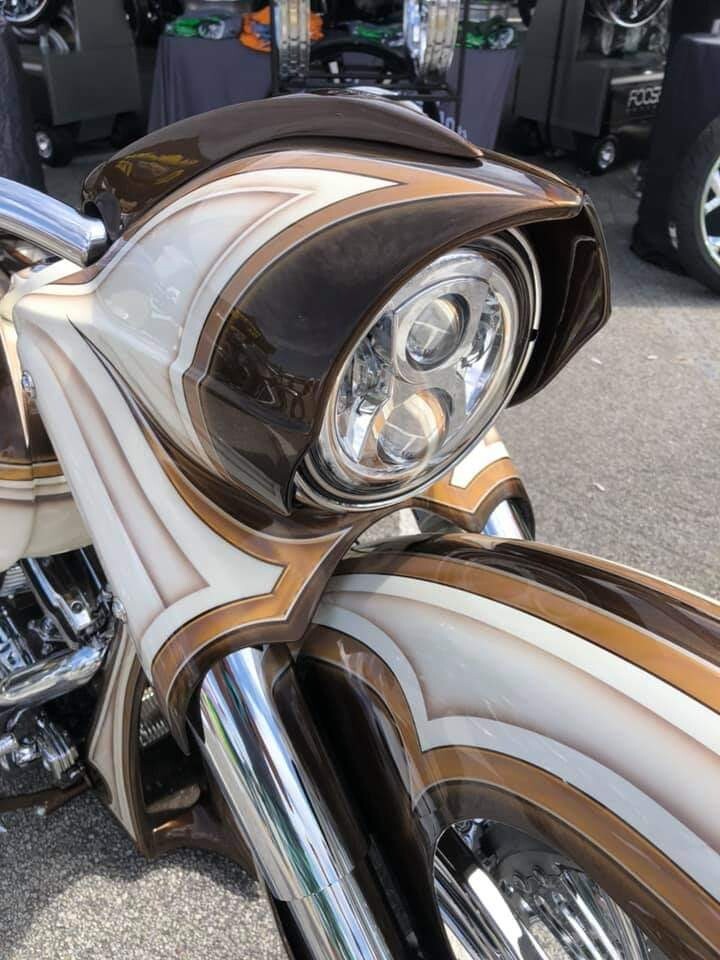 1994-2024 Flh Road King Stretched nacelle and cap Bagger 26" 30" Motorcycle